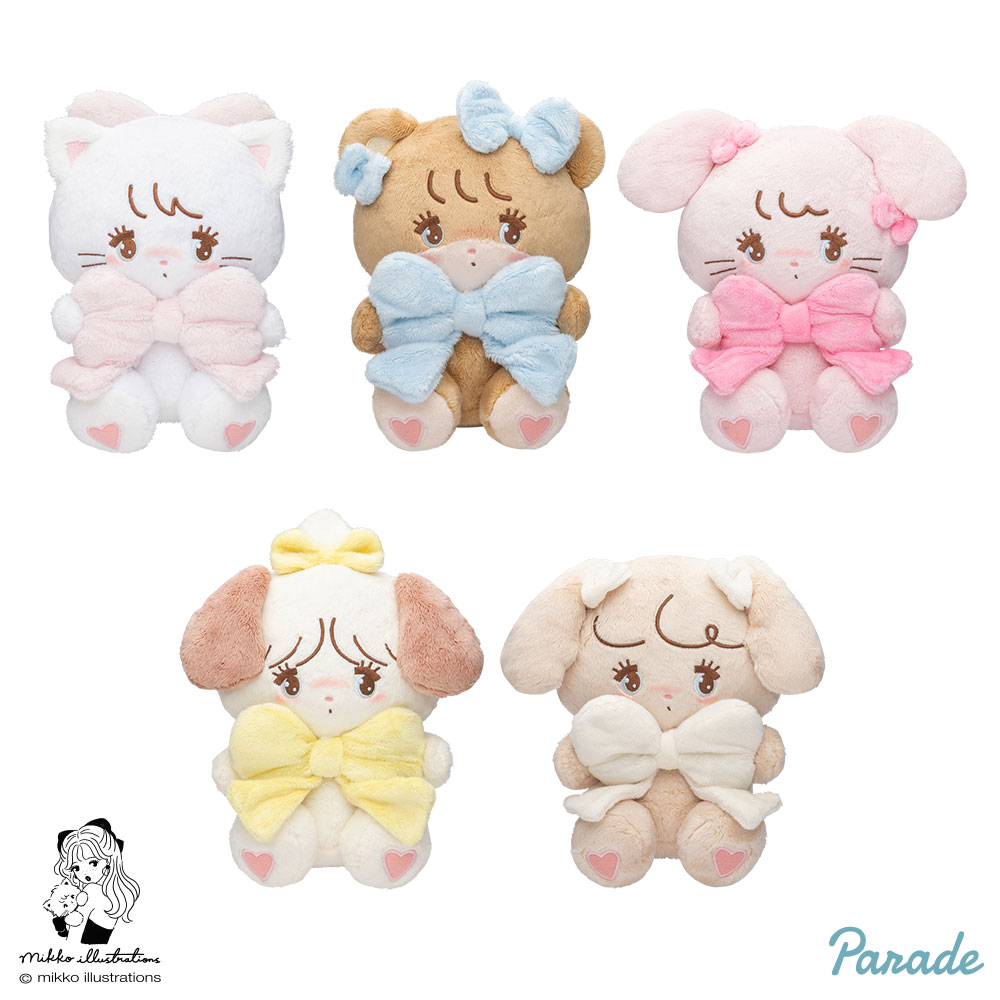 mikko characters 抱きしめおリボンマスコット | 商品紹介